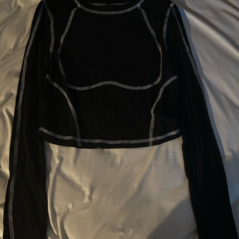 Black Long Sleeve Women's Top